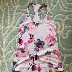 Lululemon printed tank top